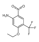 5-ethoxy-2-nitro-4-(trifluoromethyl)aniline结构式