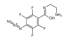 N-(2-aminoethyl)-4-azido-2,3,5,6-tetrafluorobenzamide结构式