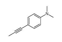 N,N-dimethyl-4-prop-1-ynylaniline结构式