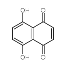 5,8-二羟基-1,4-萘醌结构式