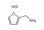 2-furanylmethanamine hydrochloride结构式