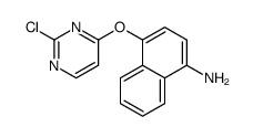 4-(2-chloropyrimidin-4-yl)oxynaphthalen-1-amine结构式