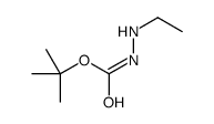 tert-butyl N-(ethylamino)carbamate结构式