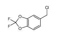 5-(氯甲基)-2,2-二氟苯并[d][1,3]二氧代结构式