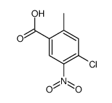 4-Chloro-2-methyl-5-nitrobenzoic acid结构式