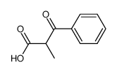 2-methyl-3-oxo-3-phenylpropanoic acid结构式