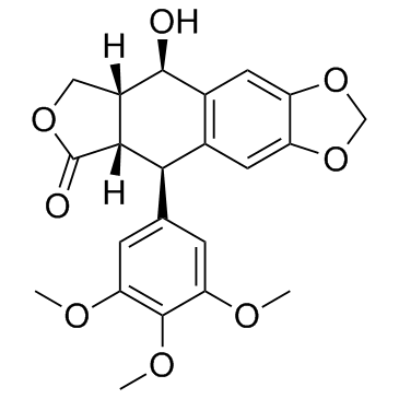 苦鬼臼毒素结构式