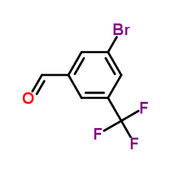3-溴-5-(三氟甲基)苯甲醛结构式
