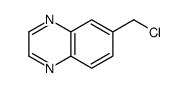 6-(chloromethyl)quinoxaline结构式