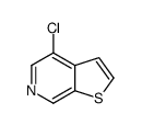 4-chlorothieno[2,3-c]pyridine结构式