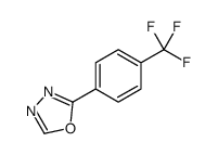 2-[4-(trifluoromethyl)phenyl]-1,3,4-oxadiazole结构式
