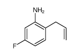 5-fluoro-2-prop-2-enylaniline结构式