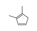 1,2-dimethylcyclopenta-1,3-diene结构式
