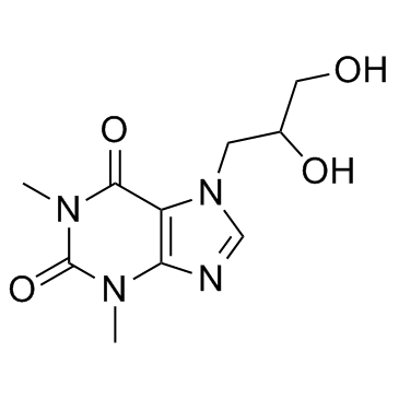 二羟丙茶碱结构式