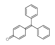 4-benzhydrylidenecyclohexa-2,5-dien-1-one结构式