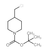 4-氯甲基哌啶-1-甲酸叔丁酯结构式