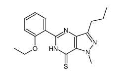 5-(2-ethoxyphenyl)-1-methyl-3-propyl-4H-pyrazolo[4,3-d]pyrimidine-7-thione结构式