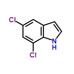 5,7-二氯吲哚结构式