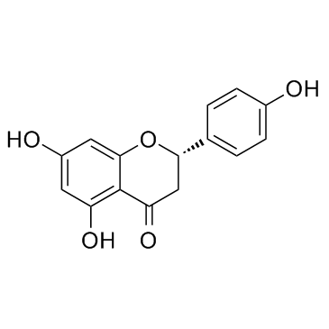 柚皮素； 4',5,7-三羟基黄烷酮结构式