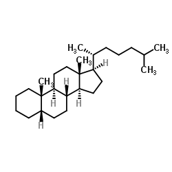 粪甾烷结构式