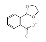 2-(2-硝基苯基)-1,3-二氧戊环结构式