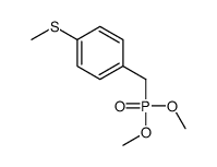 1-(dimethoxyphosphorylmethyl)-4-methylsulfanylbenzene结构式