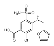 2-Chloro-4-furfurylamino-5-sulfamoylbenzoic acid结构式