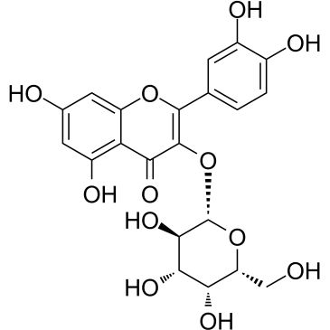 金丝桃苷结构式