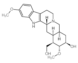 Yohimban-16-methanol,18-hydroxy-11,17-dimethoxy-, (3b,16b,17a,18b,20a)- (9CI)结构式