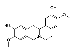 [13aS,(-)]-5,8,13,13a-Tetrahydro-3,10-dimethoxy-6H-dibenzo[a,g]quinolizine-2,11-diol结构式