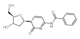 N-苯甲酰-2'-脱氧胞苷结构式