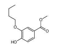 methyl 3-butoxy-4-hydroxybenzoate结构式