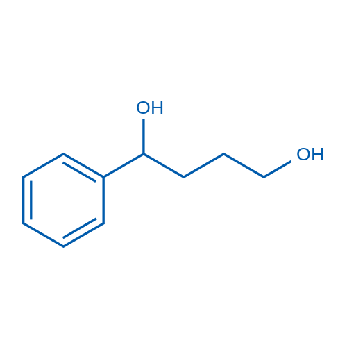 1-苯基-1,4-丁二醇结构式
