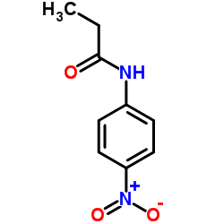 4-硝基丙酰苯胺结构式