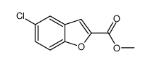 Methyl 5-chloro-1-benzofuran-2-carboxylate结构式