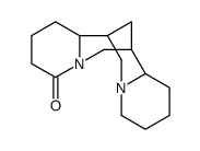 (7R,7aR,14R,14aS)-Dodecahydro-7,14-methano-4H,6H-dipyrido[1,2-a:1',2'-e][1,5]diazocine-4-one结构式