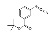 3-异硫氰基苯甲酸叔丁酯结构式