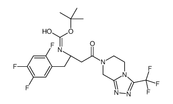 N-Boc-西他列汀结构式