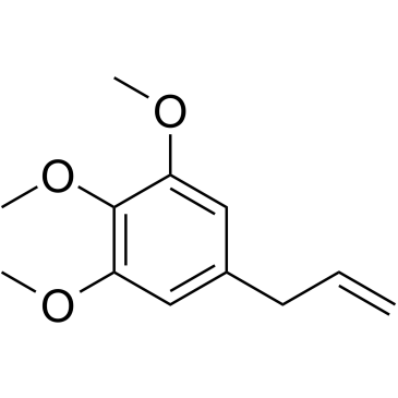 5-烯丙基-1,2,3-三甲氧基苯结构式