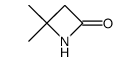 2-AZETIDINONE, 4,4-DIMETHYL-结构式