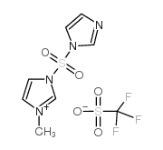 1-imidazol-1-ylsulfonyl-3-methylimidazol-3-ium,trifluoromethanesulfonate结构式