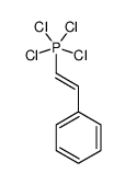 tetrachloro(2-phenylethenyl)-λ5-phosphane结构式