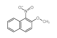 2-methoxy-1-nitro-naphthalene结构式
