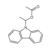9-(1-acetoxyethyl)carbazole结构式