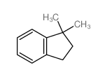 1H-Indene,2,3-dihydro-1,1-dimethyl-结构式