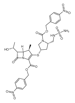 多尼培南缩合物结构式