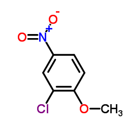2-氯-4-硝基苯甲醚结构式