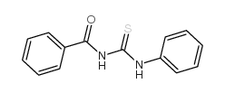 1-苯酰基-3-苯基硫脲结构式