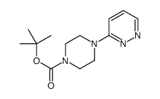 tert-butyl 4-pyridazin-3-ylpiperazine-1-carboxylate结构式