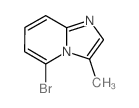 5-溴-3-甲基-咪唑并[1,2-a]吡啶结构式